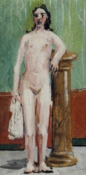 Nu debut 1920 Desnudo abstracto Pinturas al óleo